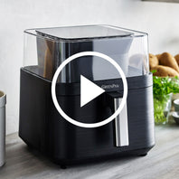 Video of Bistro clear view air fryer