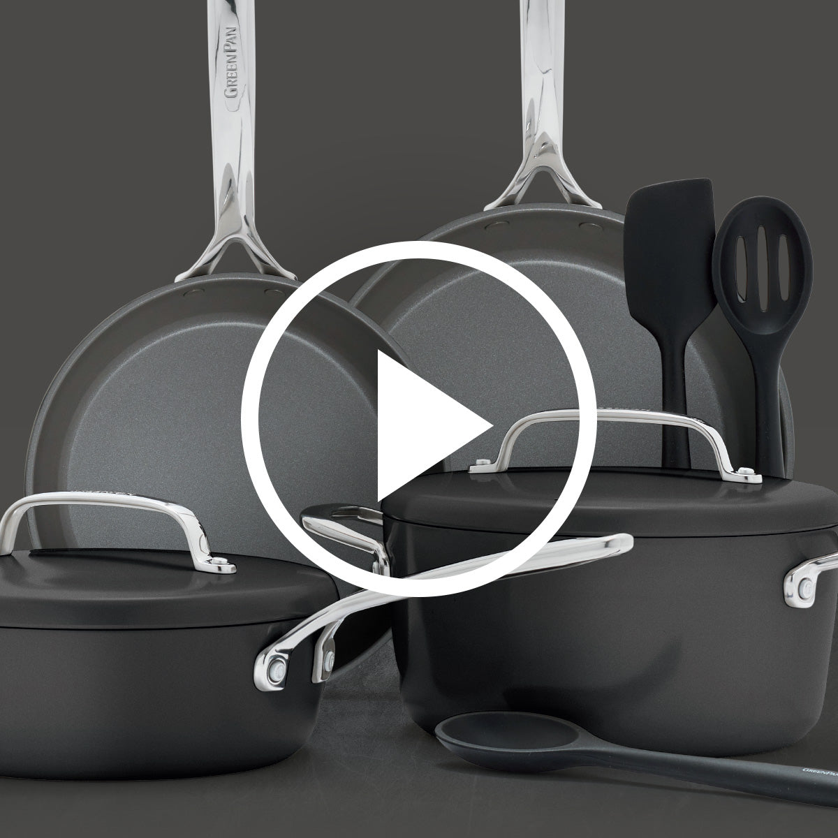 Calphalon Classic Ceramic 11-piece Cookware Set, Cookware Sets