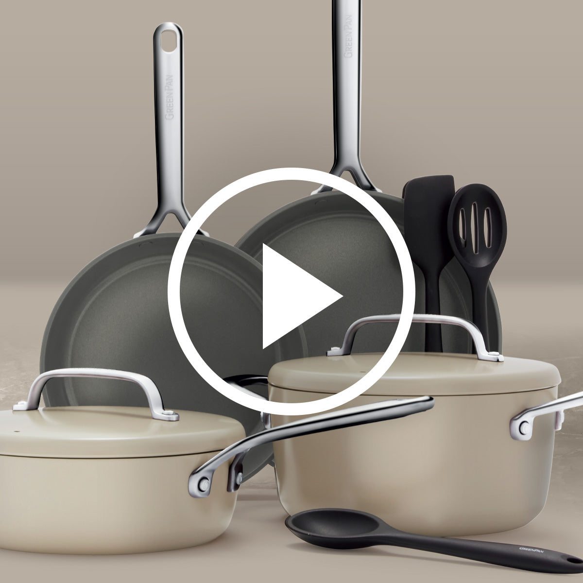 GreenPan GP5 Stainless-Steel Ceramic Nonstick 11-Piece Cookware Set on  Food52