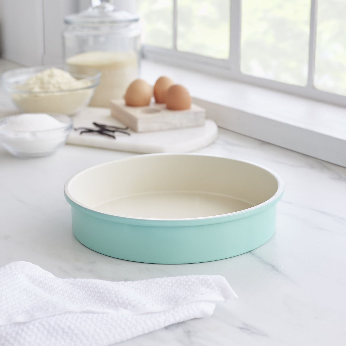 GreenLife Ceramic Nonstick 2-Piece Cake Pan Set | Turquoise | © GreenPan  Official Store