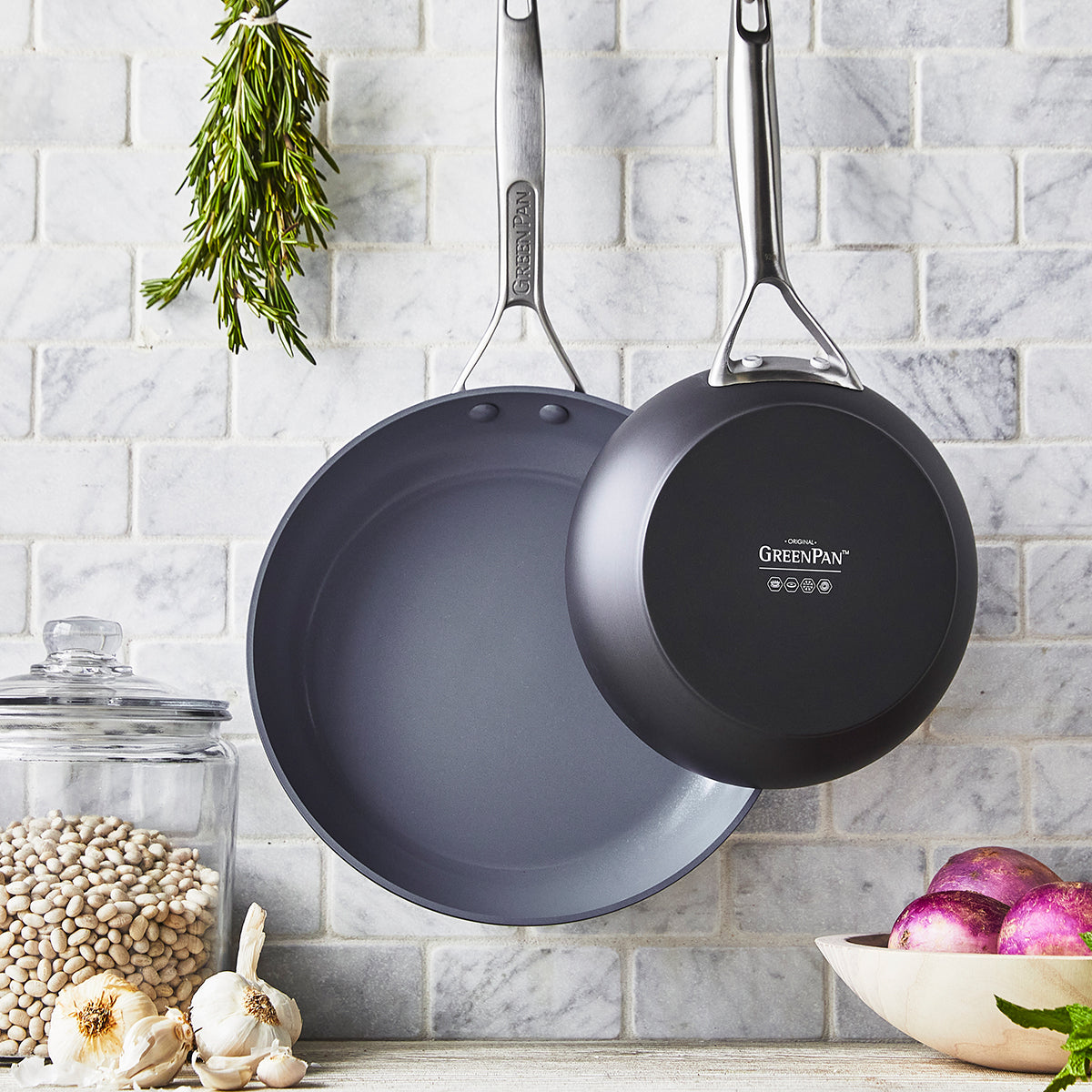 Paris Pro Ceramic Nonstick 8" and 10" Frypan Set