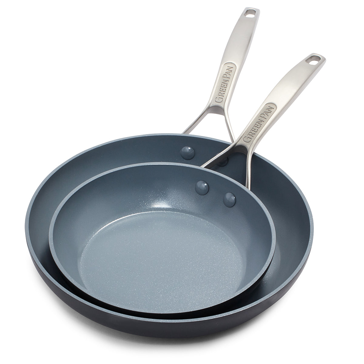 GreenPan Gray Provisions Nonstick Ceramic Frying Pan 10 Inch
