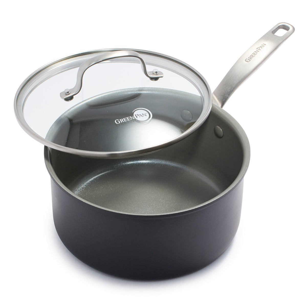 Chatham Ceramic Nonstick 3-Quart Saucepan with Lid