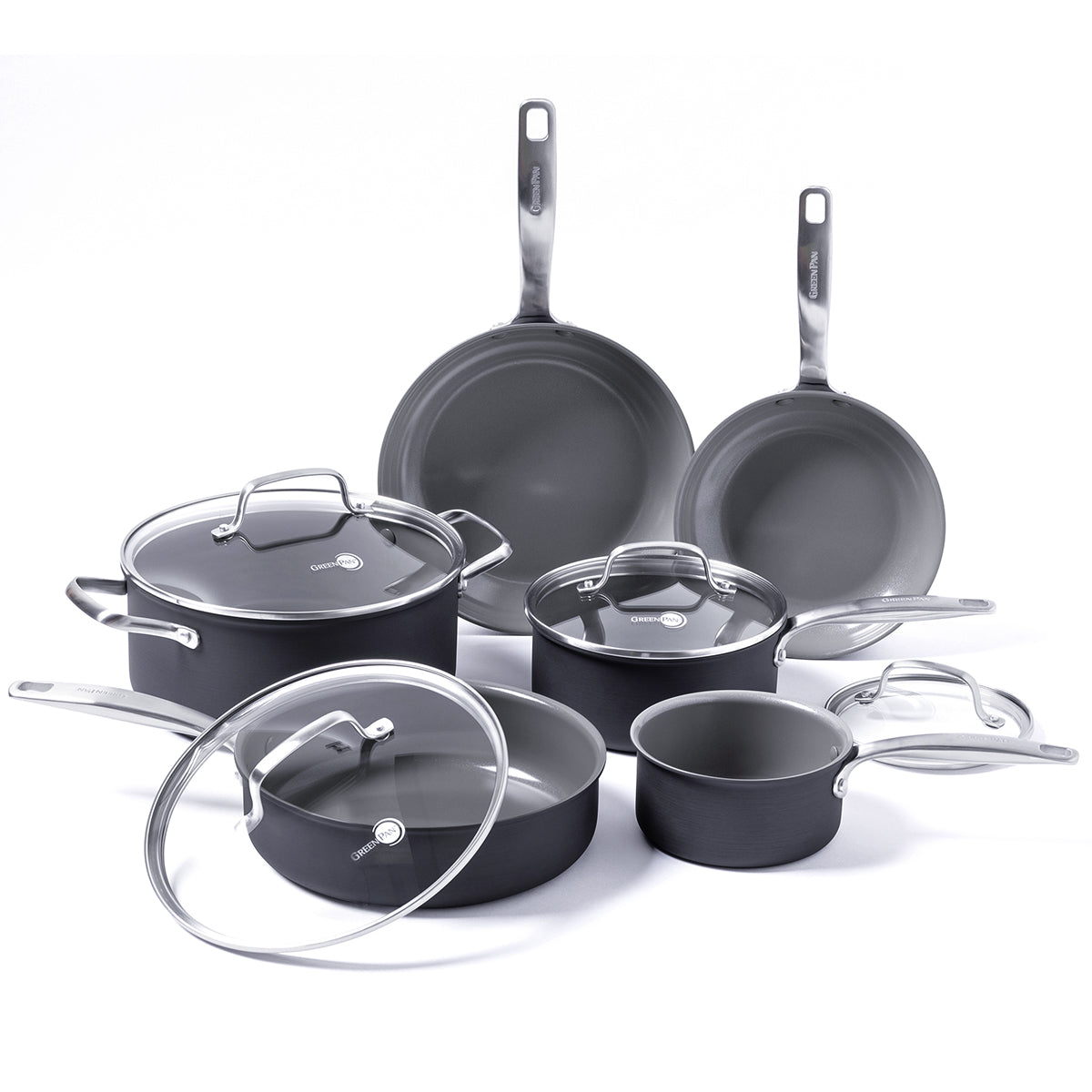 Chatham Ceramic Nonstick 10-Piece Cookware Set