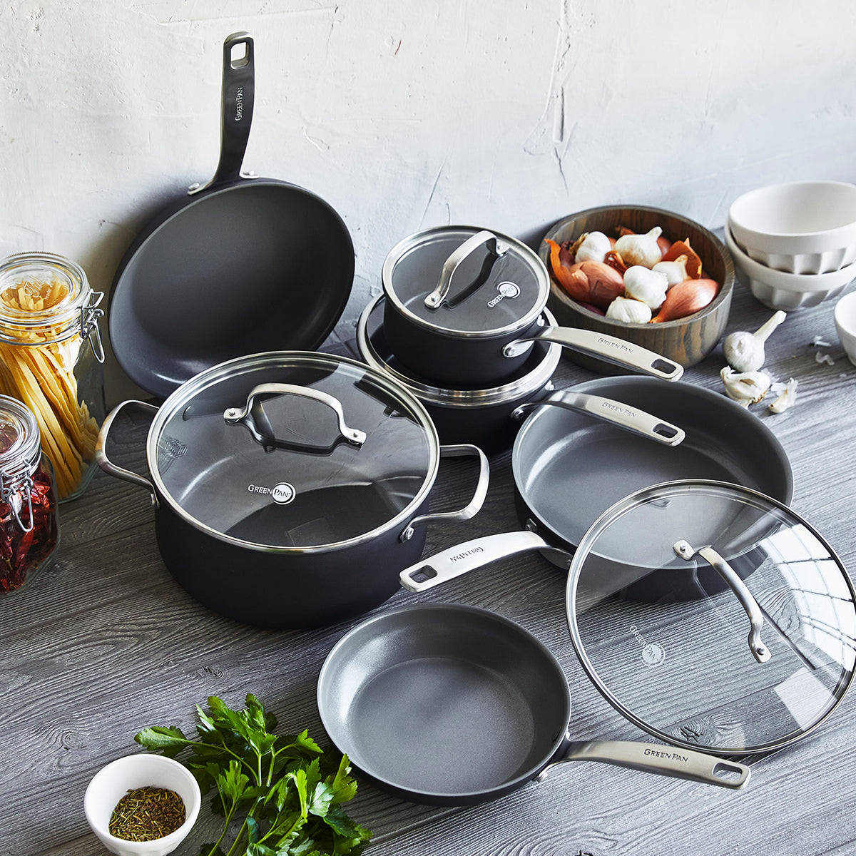 Chatham Ceramic Nonstick 10-Piece Cookware Set