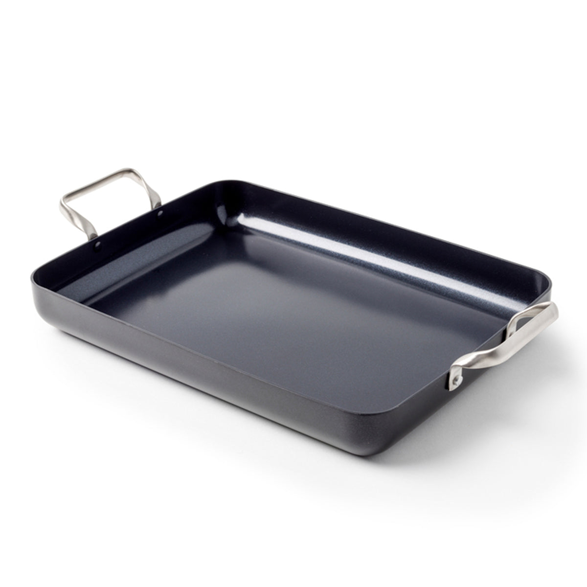  Le Creuset Stainless Steel Roasting Pan with Nonstick