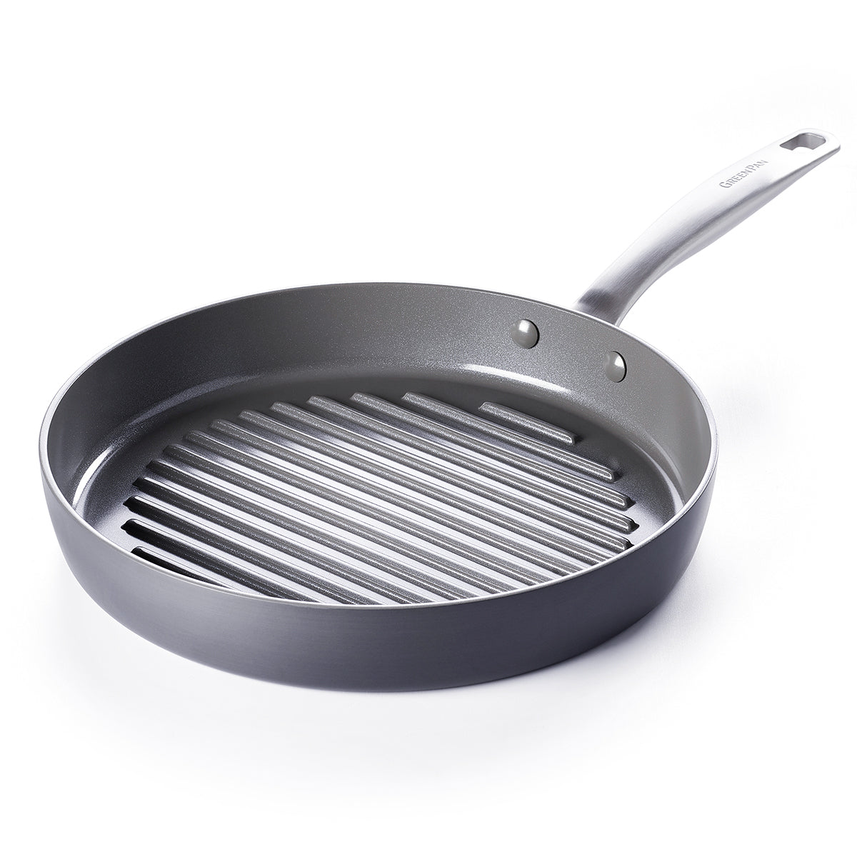 All Clad Round Nonstick Grill Pan 12” Stainless Griddle Skillet