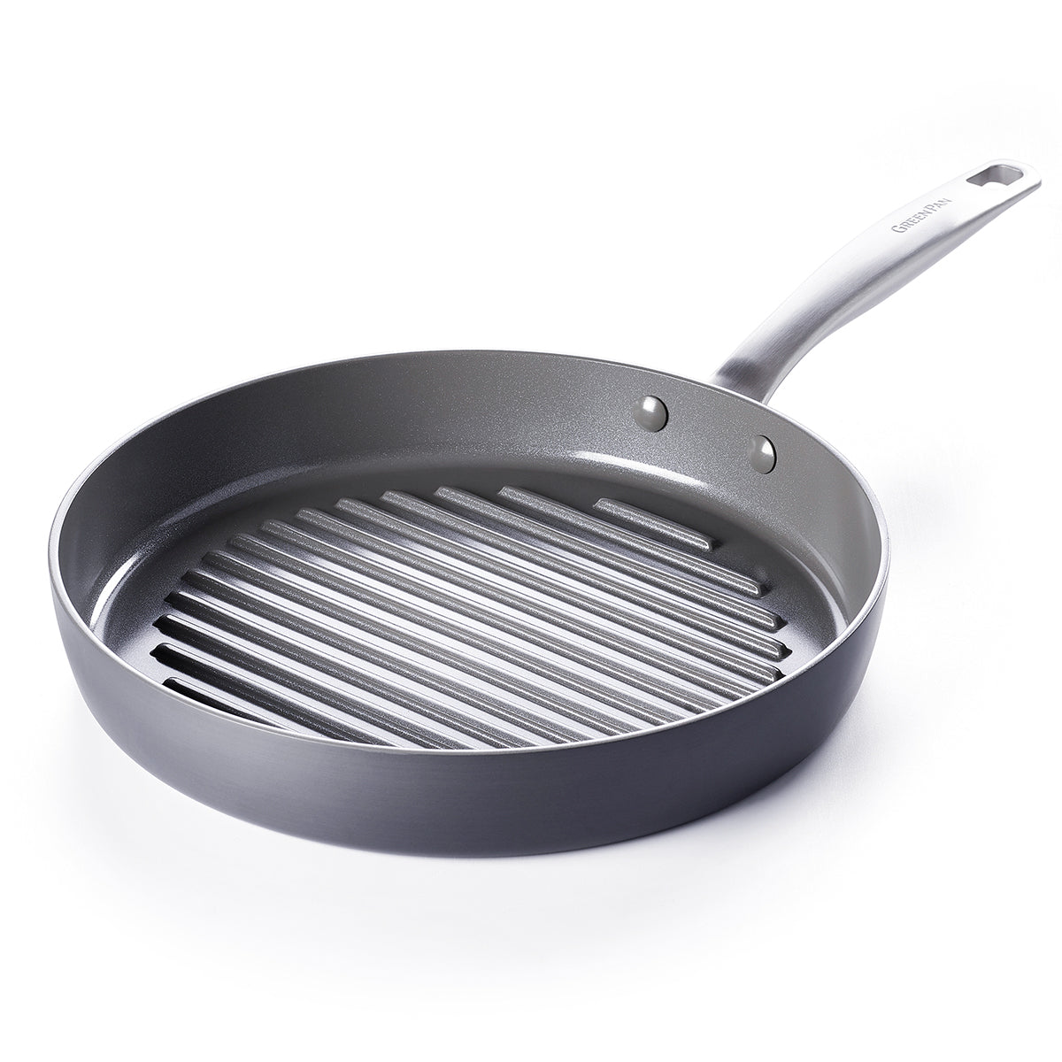 Chatham Ceramic Nonstick 11" Round Grill Pan