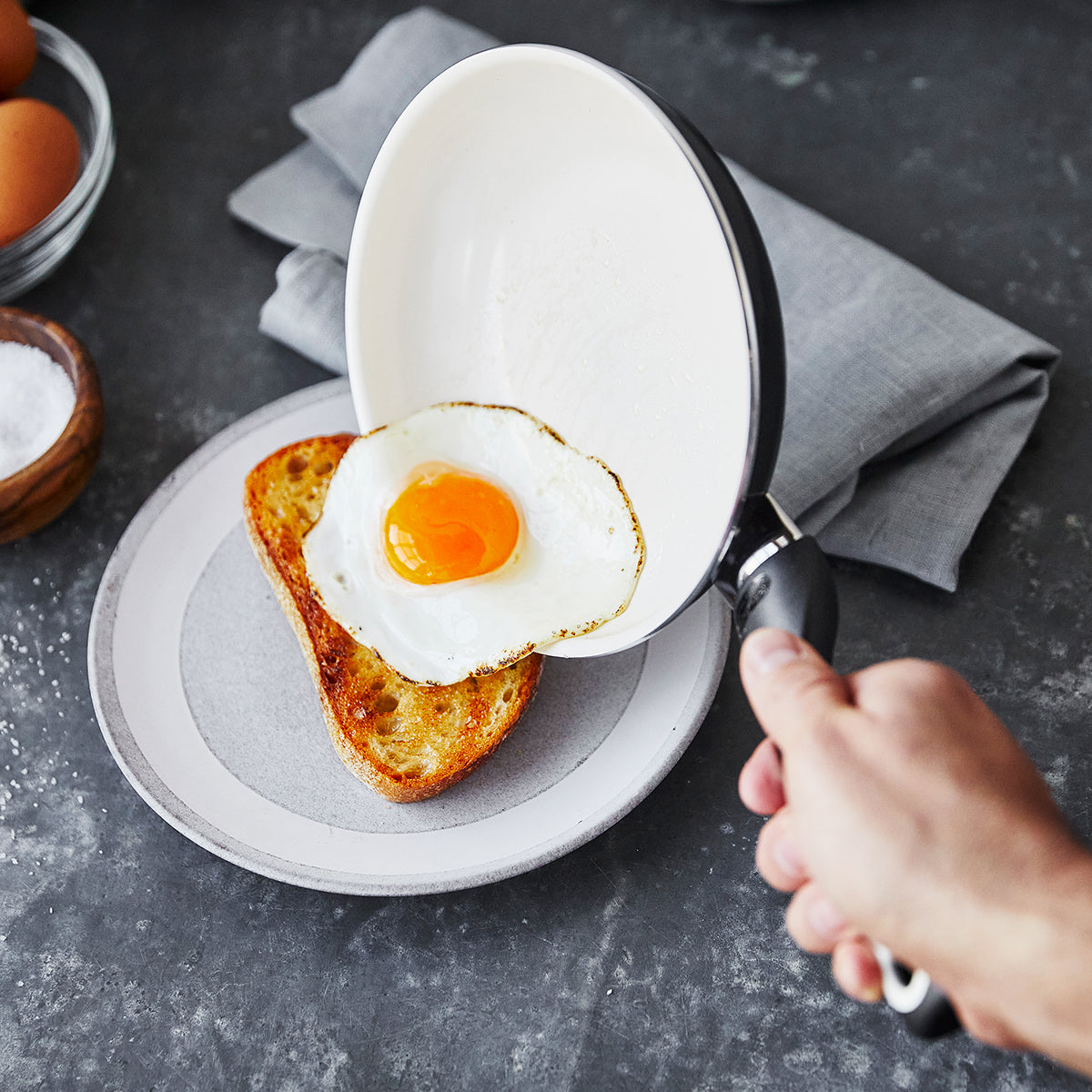 1 Pc Non-stick Aluminum Small Fried Eggs Saucepan Frying Pan Roasting Pan  Cooker for Breakfast