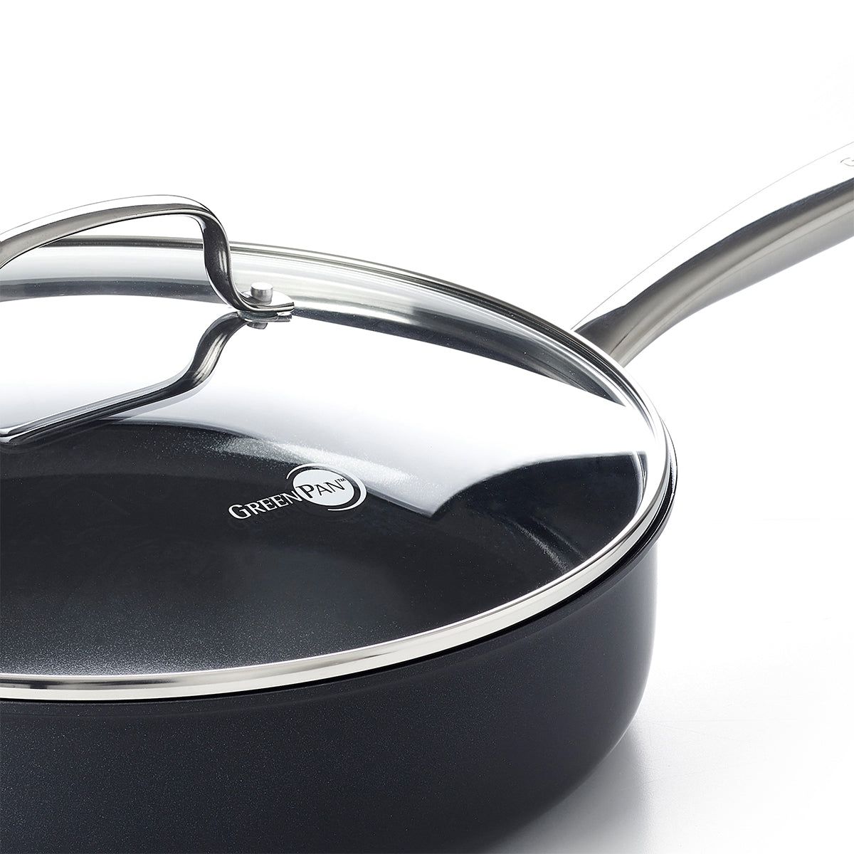 Cooks Standard 5 Quarts Non-Stick Aluminum Saute Pan with Lid & Reviews