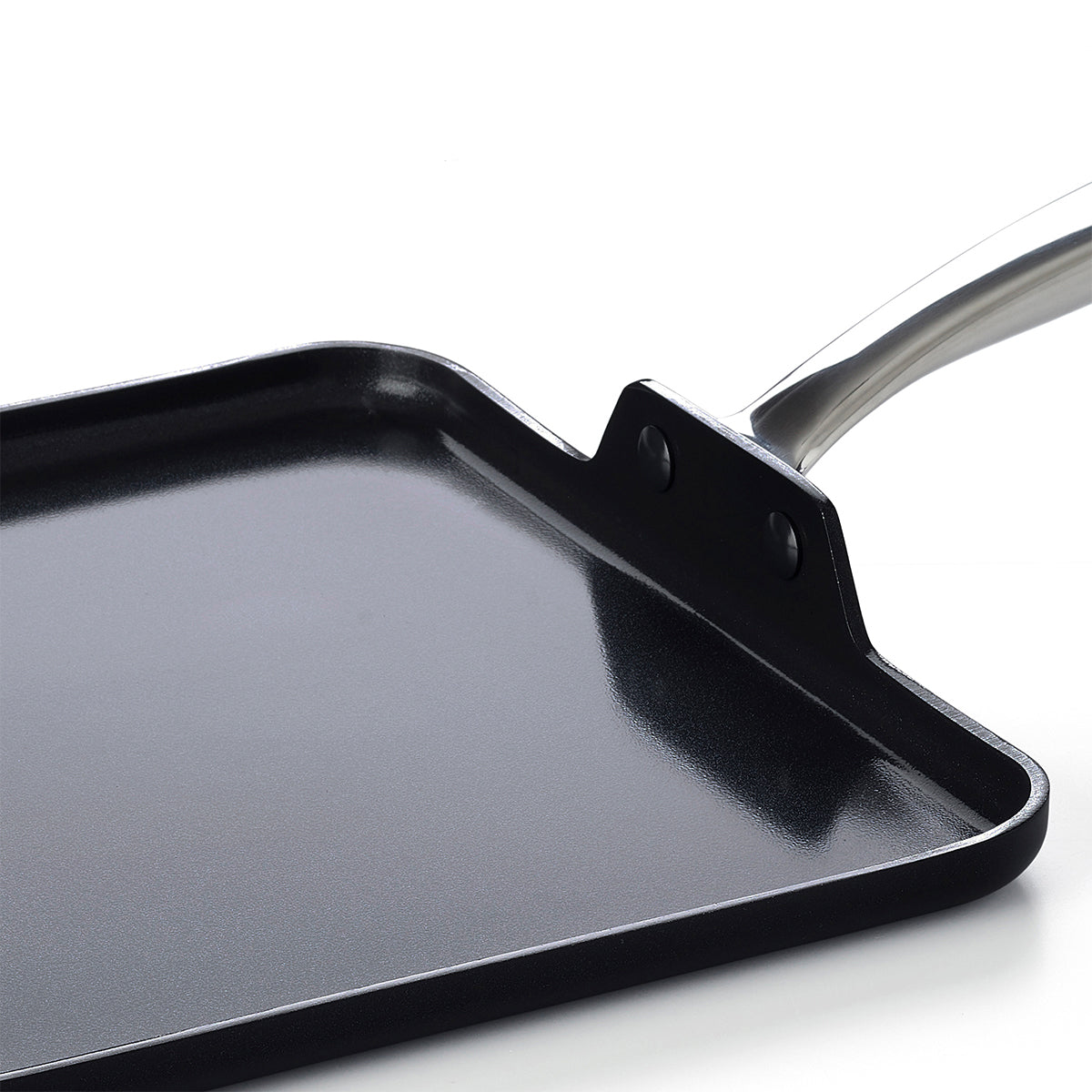 Cooks Standard Hard Anodized Nonstick Square Griddle Pan, 11 x 11-Inch,  Black, 11 INCH - City Market