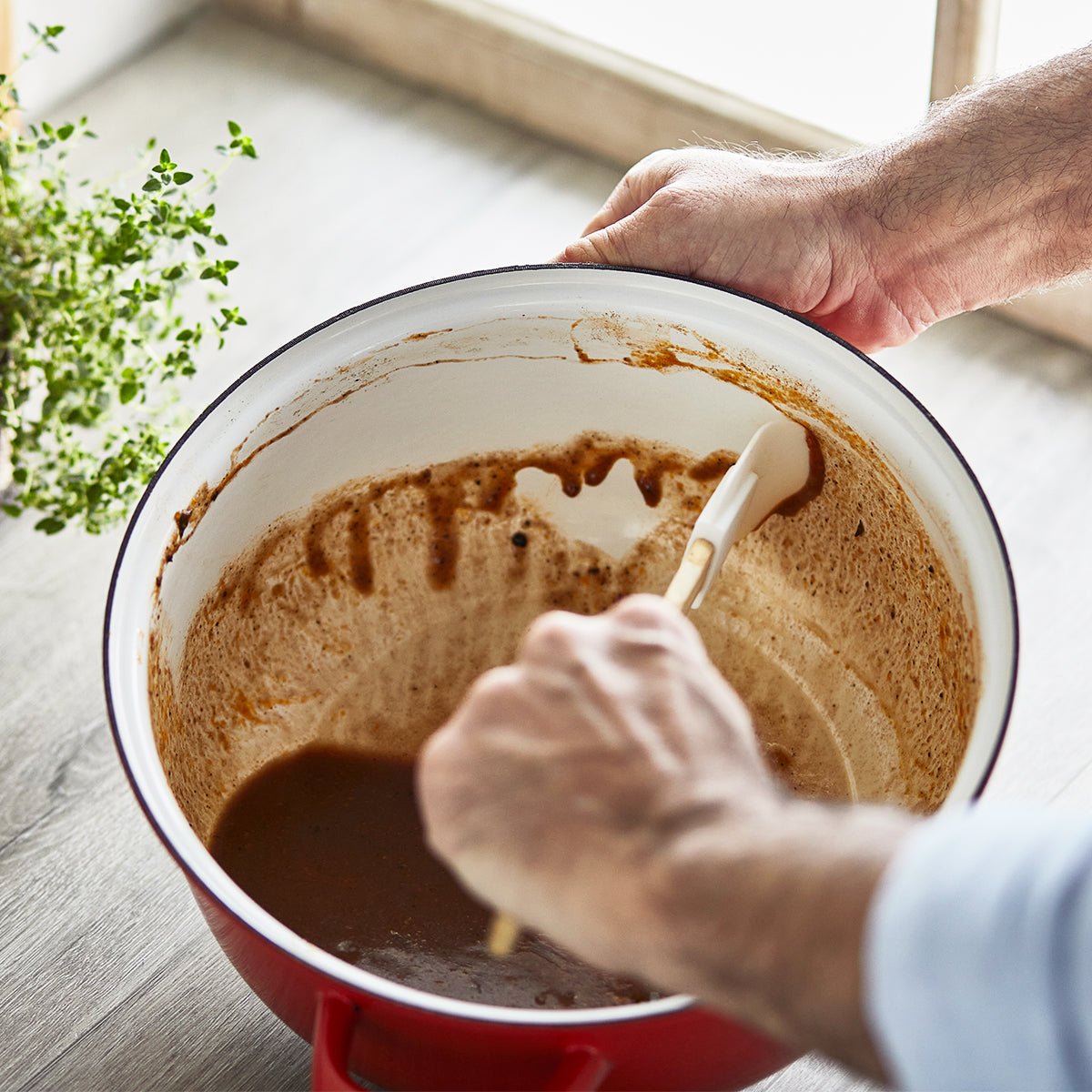 Merten & Storck Enameled Iron 1873 Dutch Oven, 5.3-Quart | Foundry Red