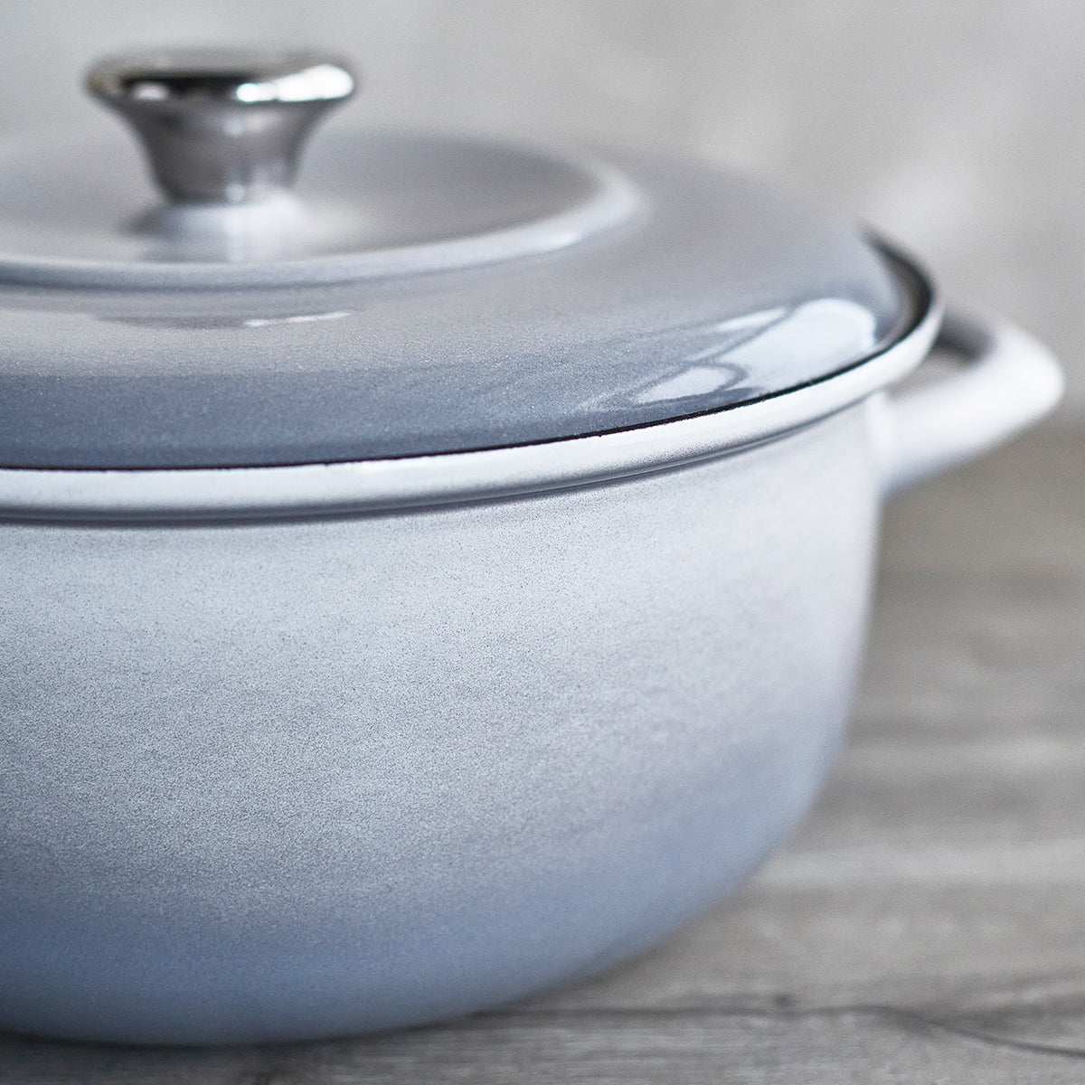 Merten & Storck Enameled Iron 1873 Dutch Oven, 5.3-Quart | Cloud Gray