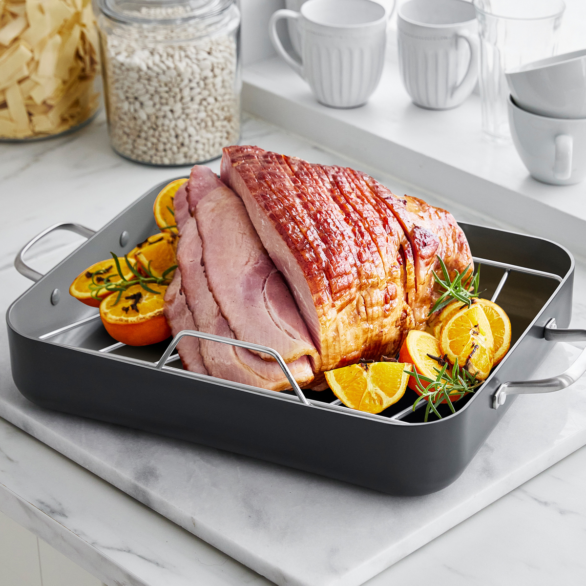 Extra Large Reinforced Commercial Roasting Pan