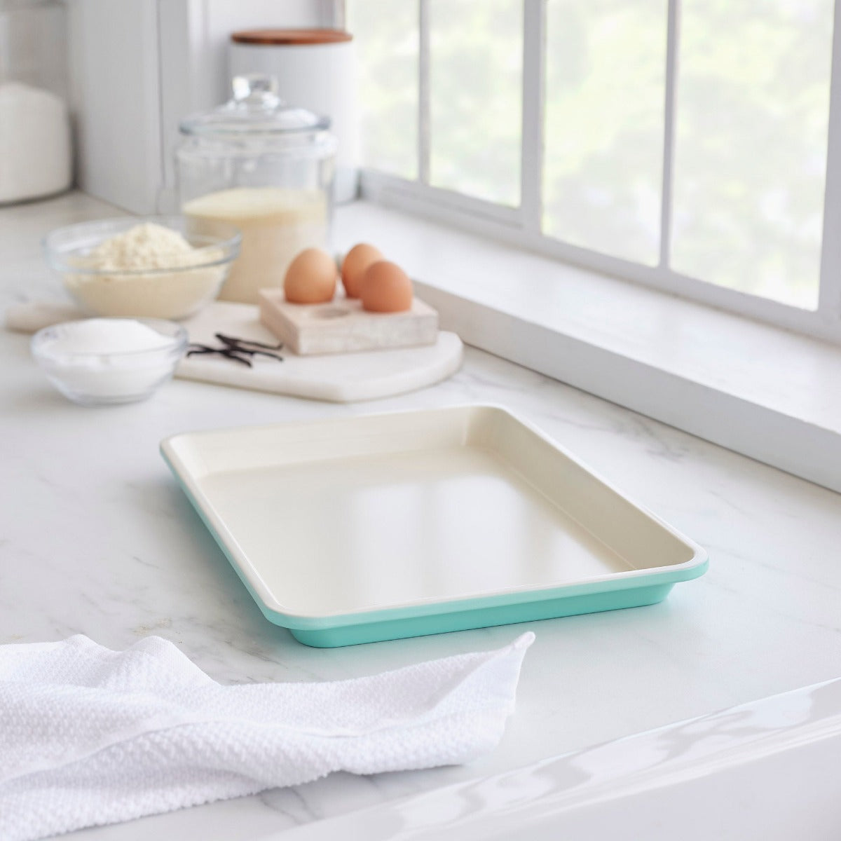 GreenLife Ceramic Nonstick 13" x 9" Cookie Sheet Set