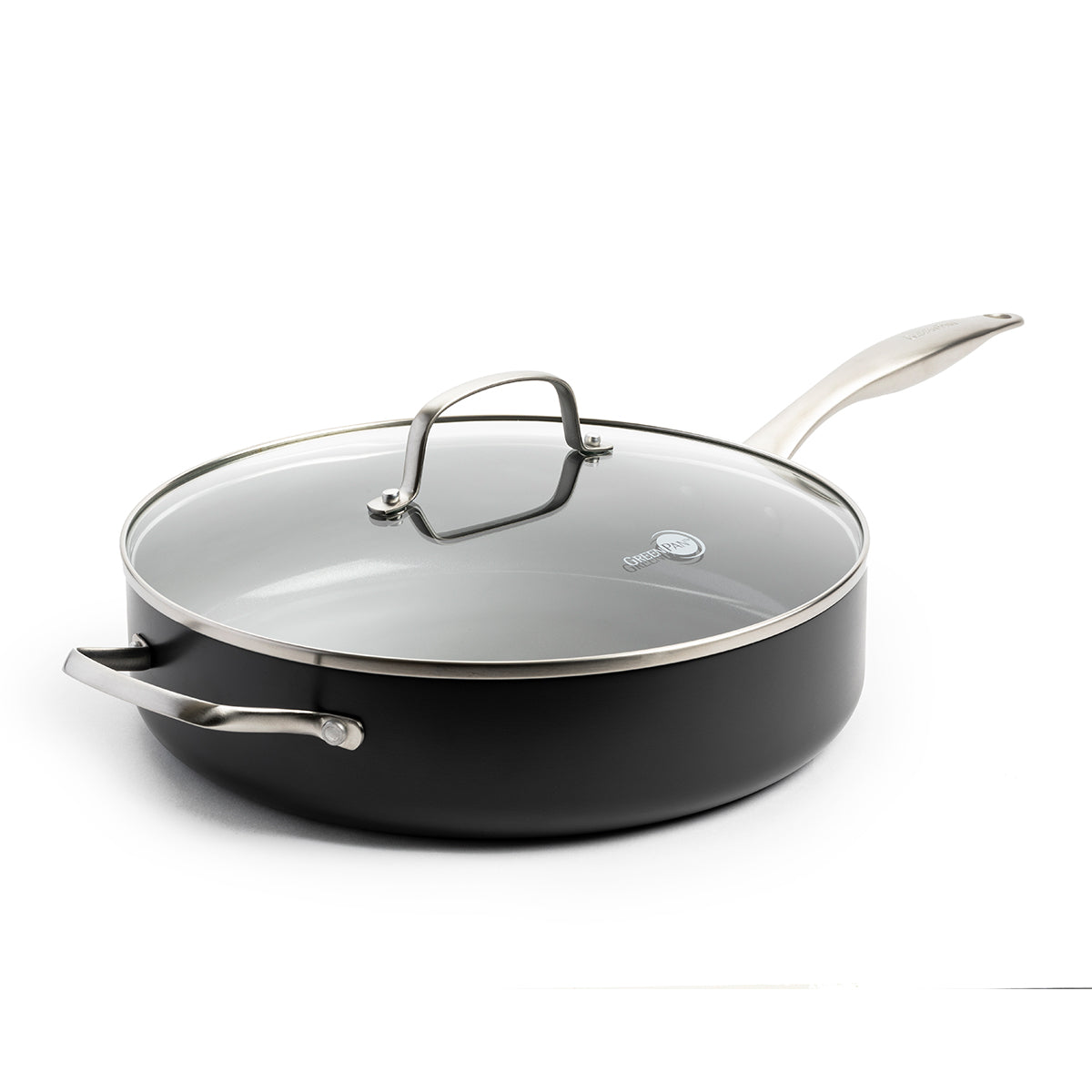 Canterbury Ceramic Nonstick 5-Quart Sauté Pan with Lid