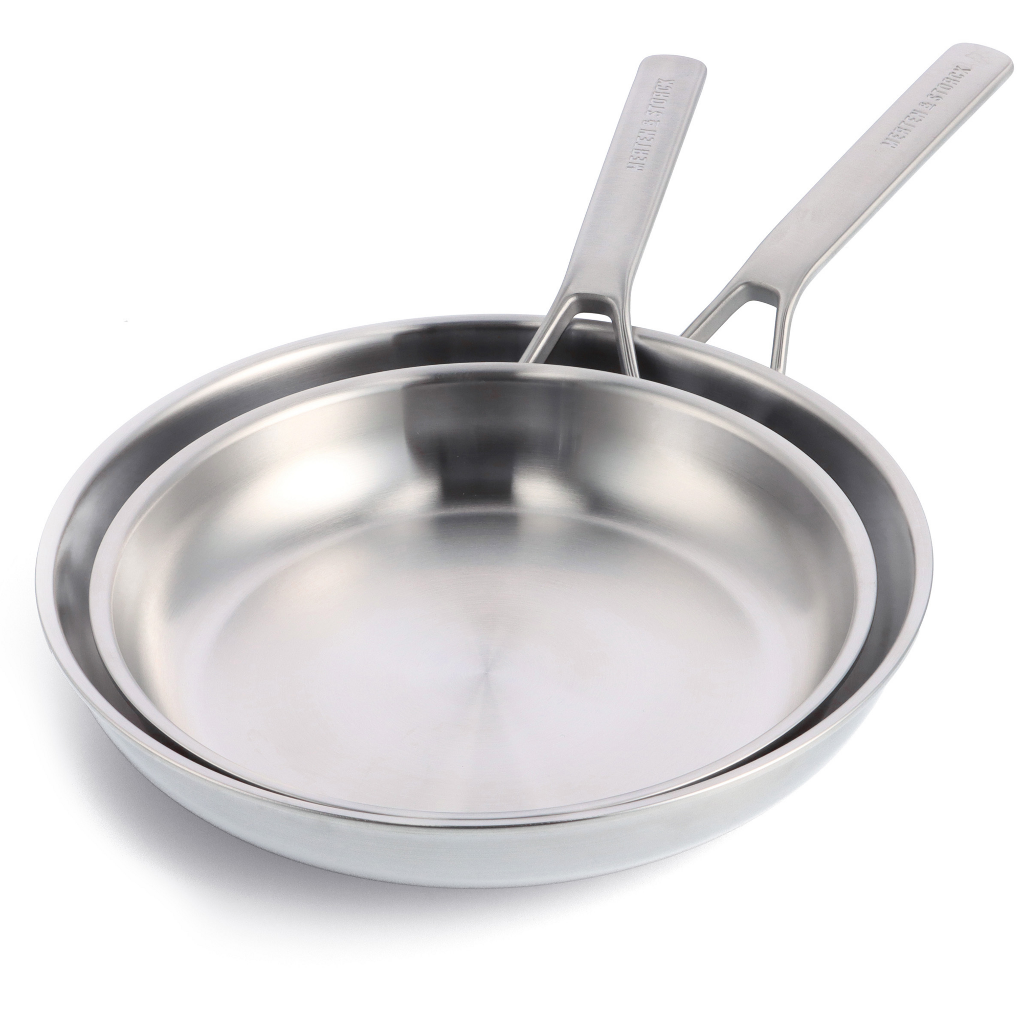 Merten & Storck Stainless Steel 10" and 12" Frypan Set