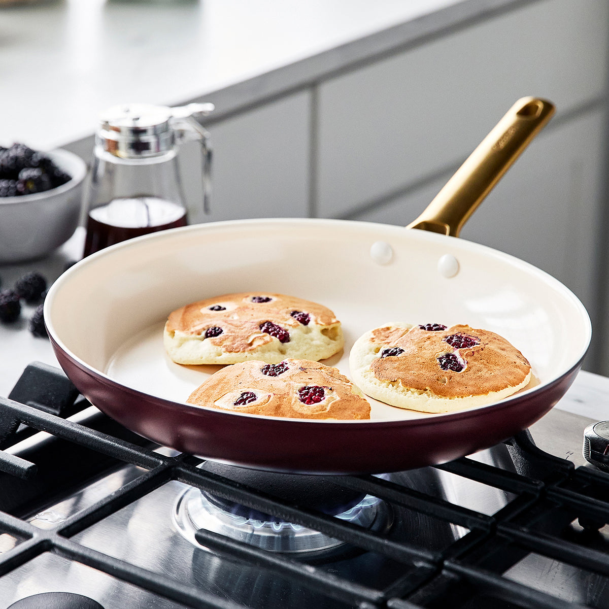 Reserve Ceramic Nonstick 10-Piece Cookware Set | Merlot