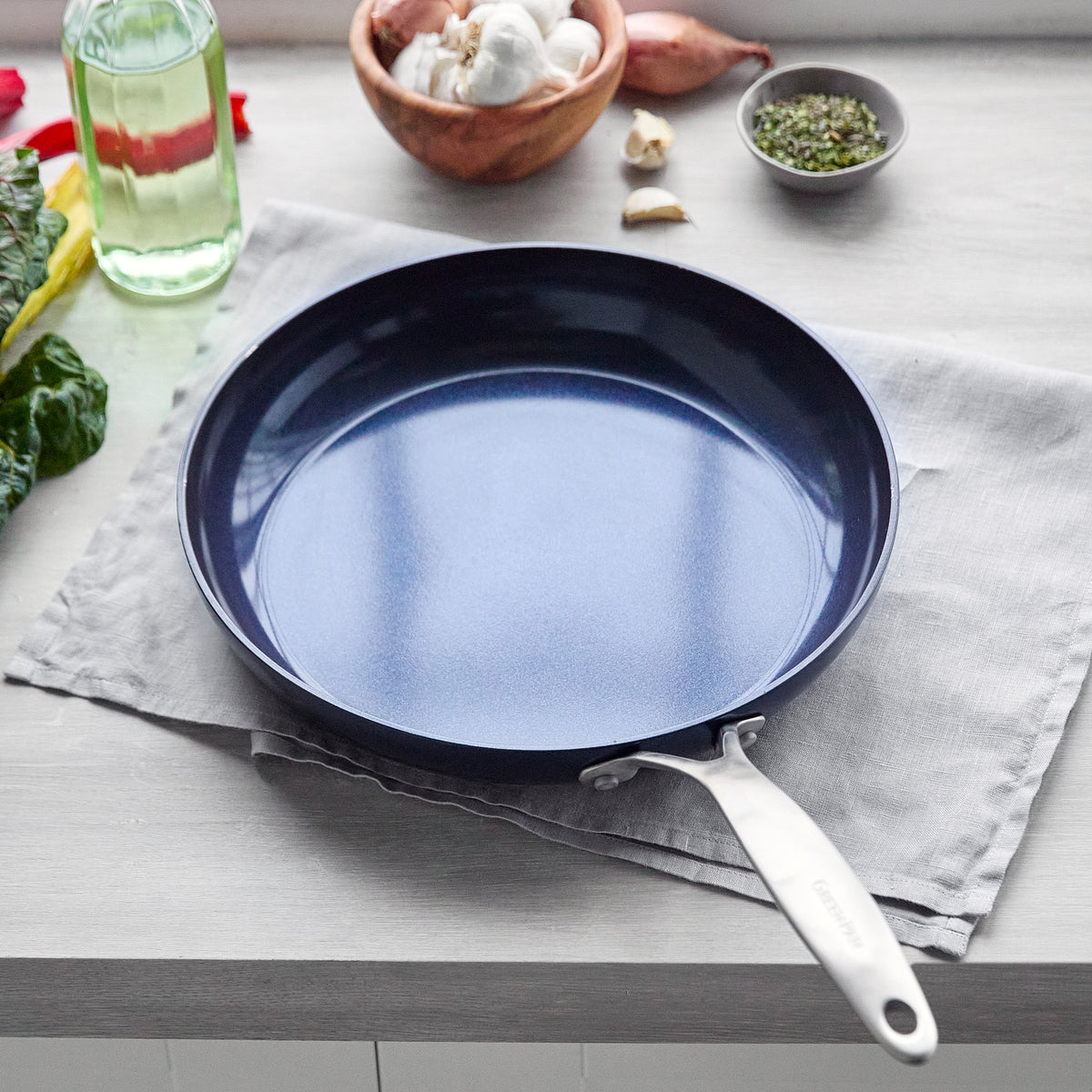 Valencia Pro Ceramic Nonstick 12" Frypan | Midnight Blue