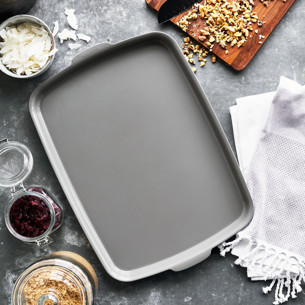 Premiere Ovenware Ceramic Nonstick 18" x 13" Half Sheet Pan