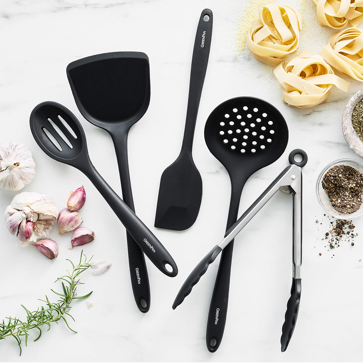 5-Piece Utensil Set | Black