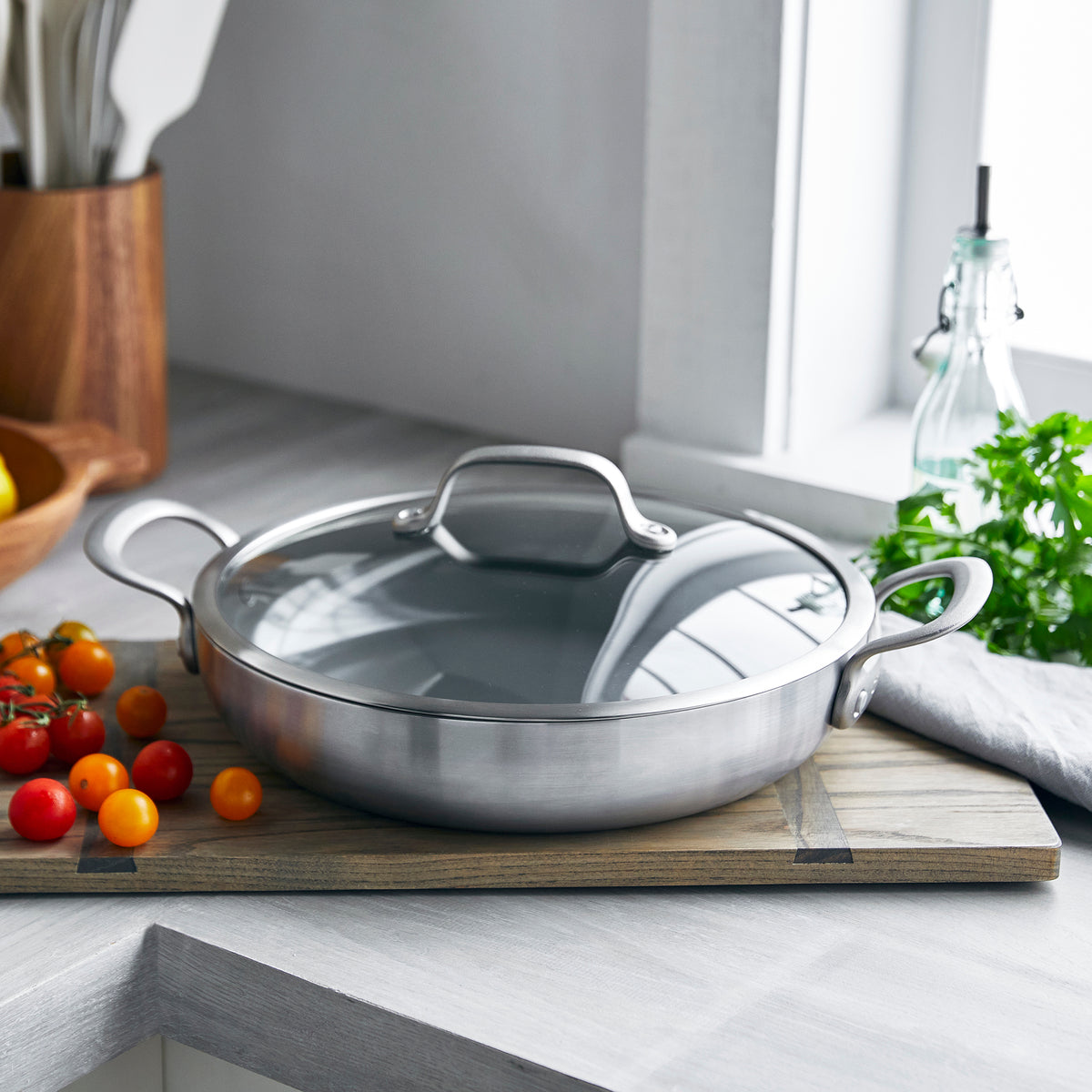 Craft Stainless Steel 11" Everyday Pan with Lid