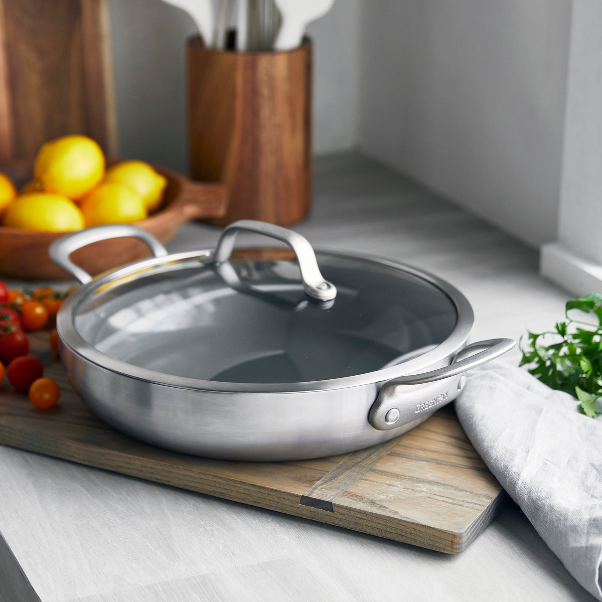 Craft Stainless Steel 11" Everyday Pan with Lid