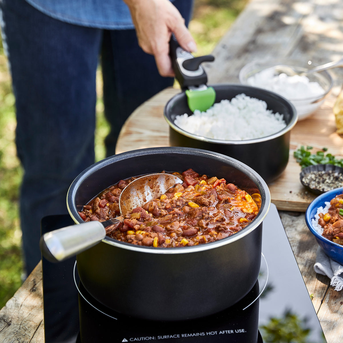 Clip Series Ceramic Nonstick 1.7-Quart and 3.3-Quart Saucepan Set