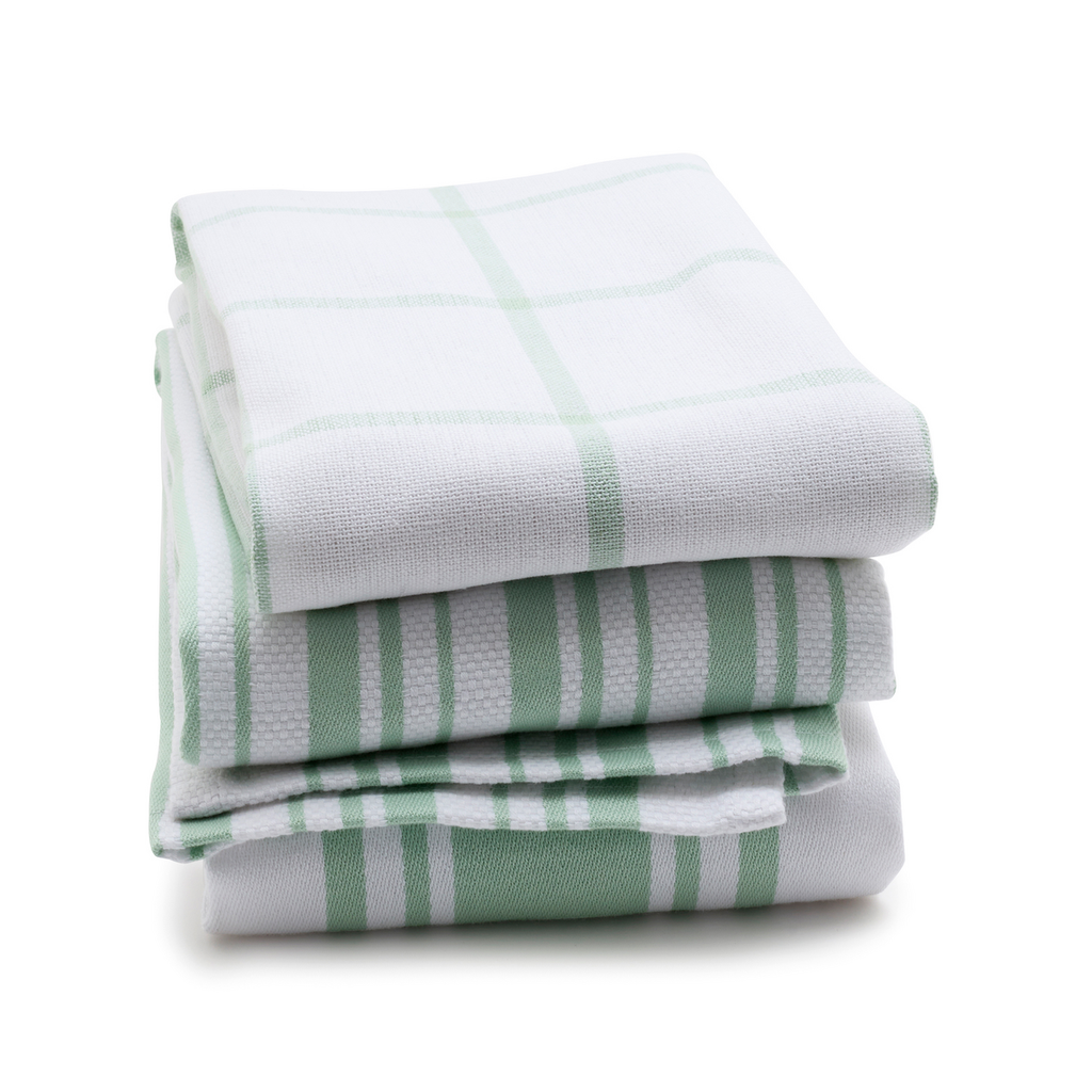 Harman Combo 'Palm Leaf' Cotton Kitchen Towel - Set of 3 (Green