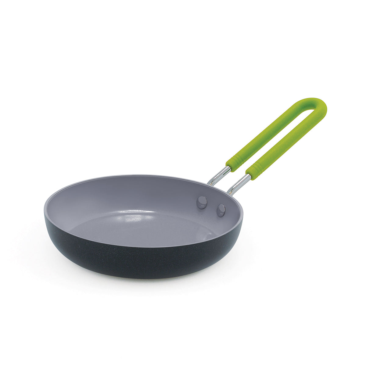 5 inch Egg Frying Pan, Mini Stainless Steel Round Frying Pan