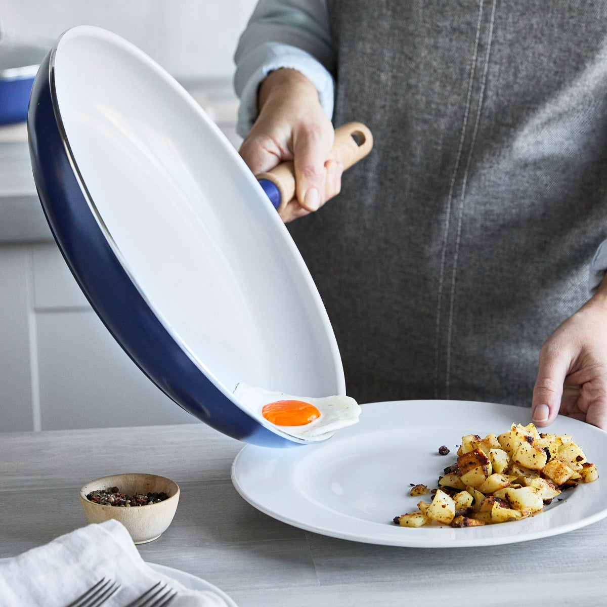 Enamelware Slate Gray Dishes, Shop Now