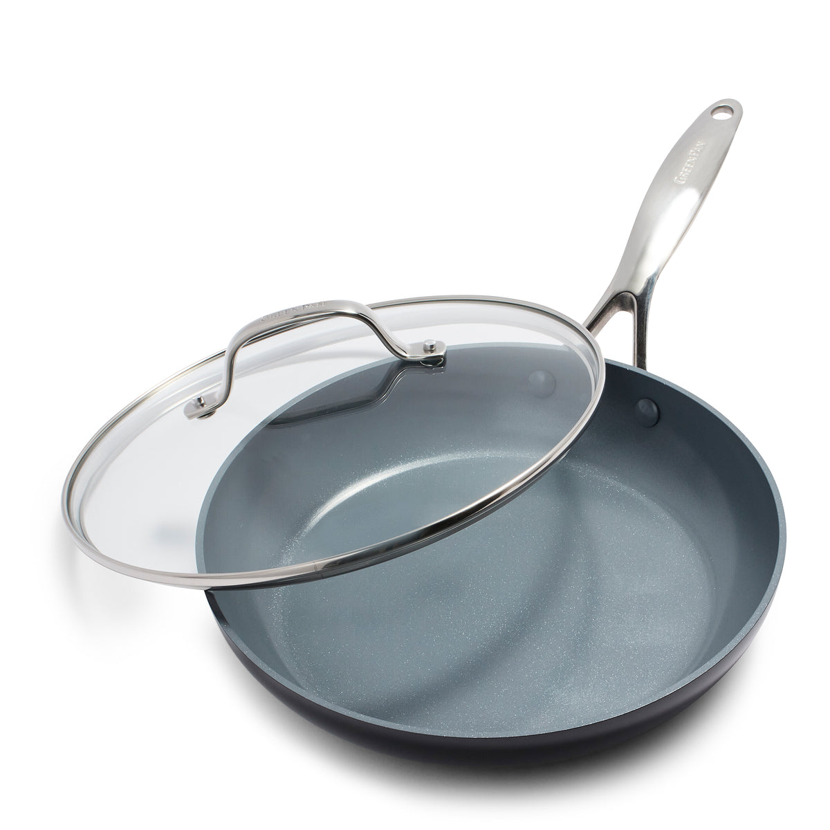 Stainless Steel Pro 10 Inch Covered Skillet