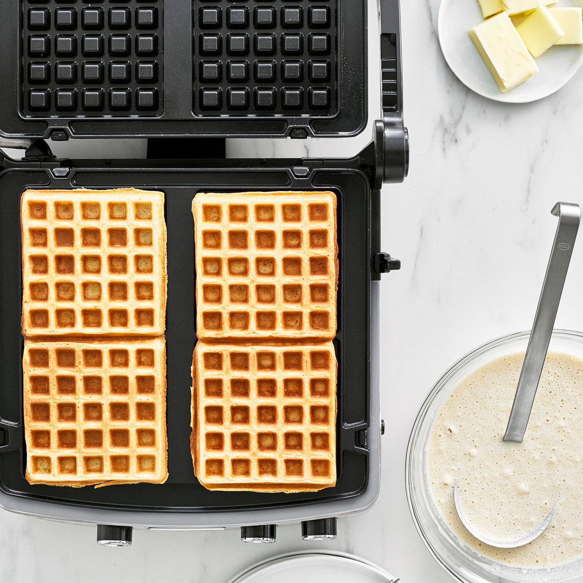 Elite Multi Grill, Griddle & Waffle Maker | Premiere Stainless Steel