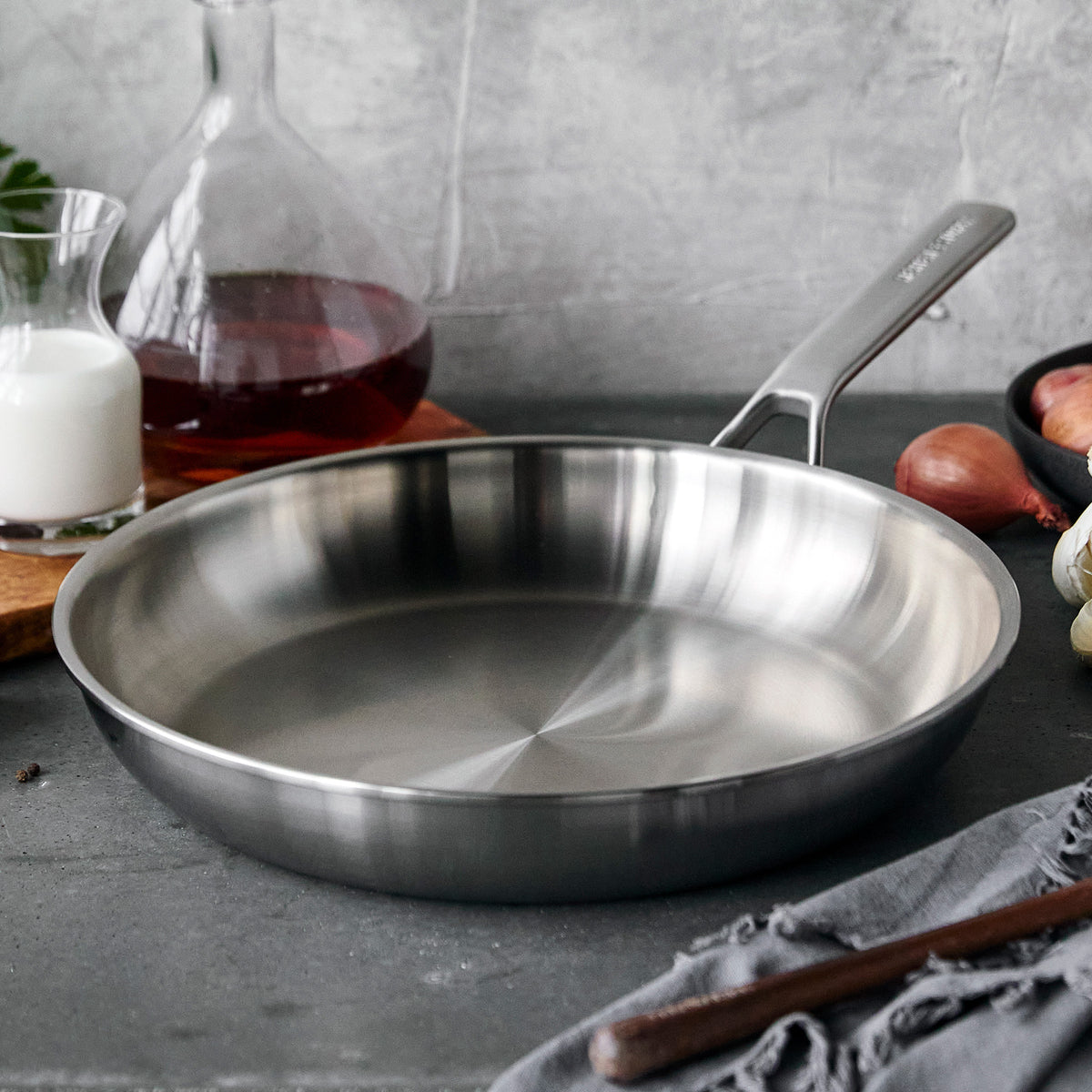 Merten & Storck Stainless Steel 12" Frypan