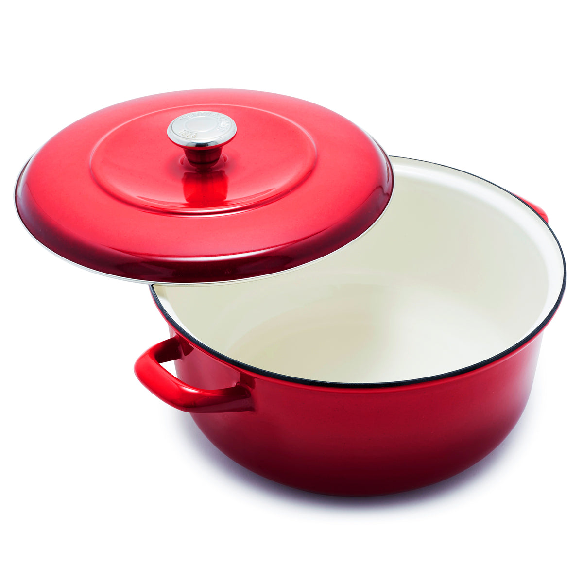 Merten & Storck Enameled Iron 1873 Dutch Oven, 7-Quart | Foundry Red