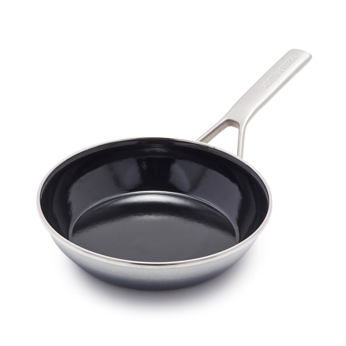 Merten & Storck Steel Core Enameled 8" Frypan | Cloud Gray