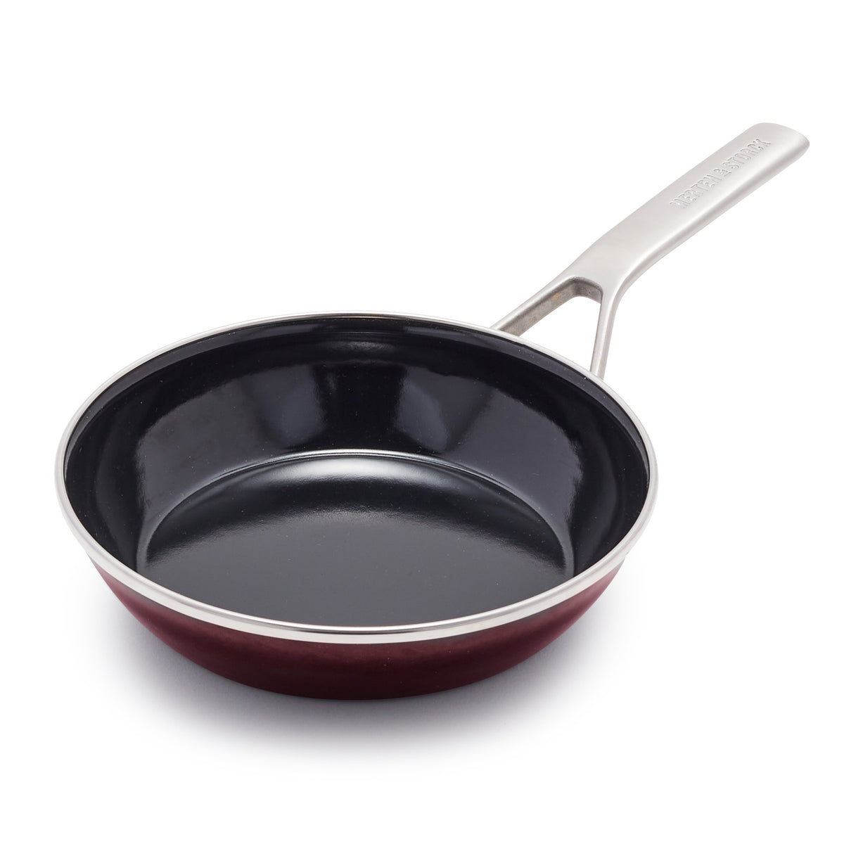 Merten & Storck Steel Core Enameled 8" Frypan | Chocolate Truffle