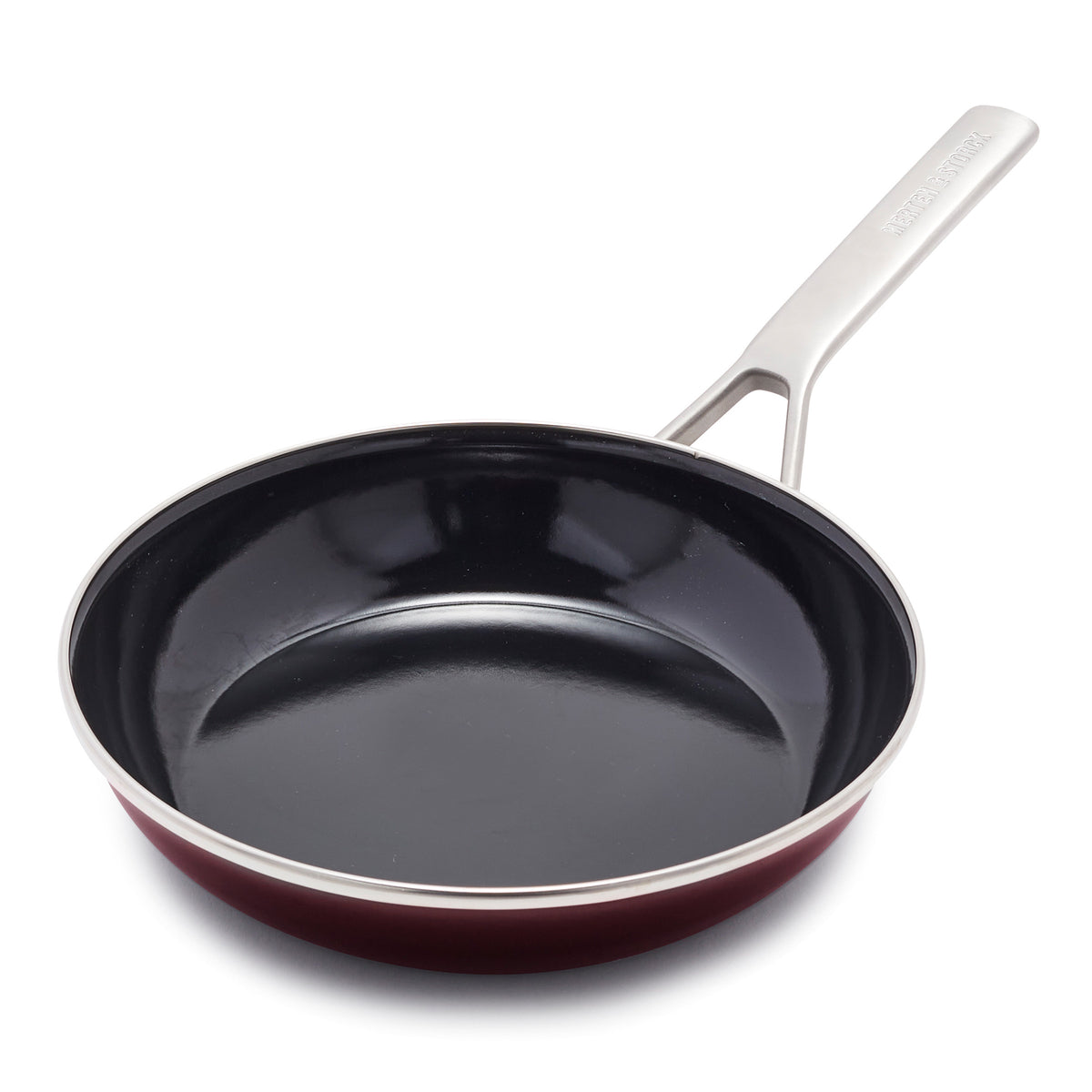 Merten & Storck Steel Core Enameled 9.5" Frypan | Chocolate Truffle