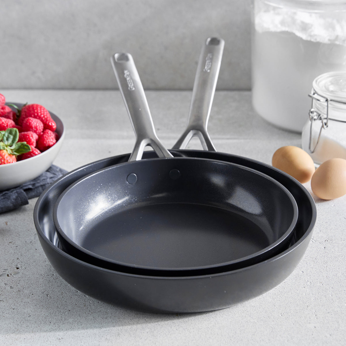 GP5 Infinite8 Ceramic Nonstick 9.5" and 11" Frypan Set