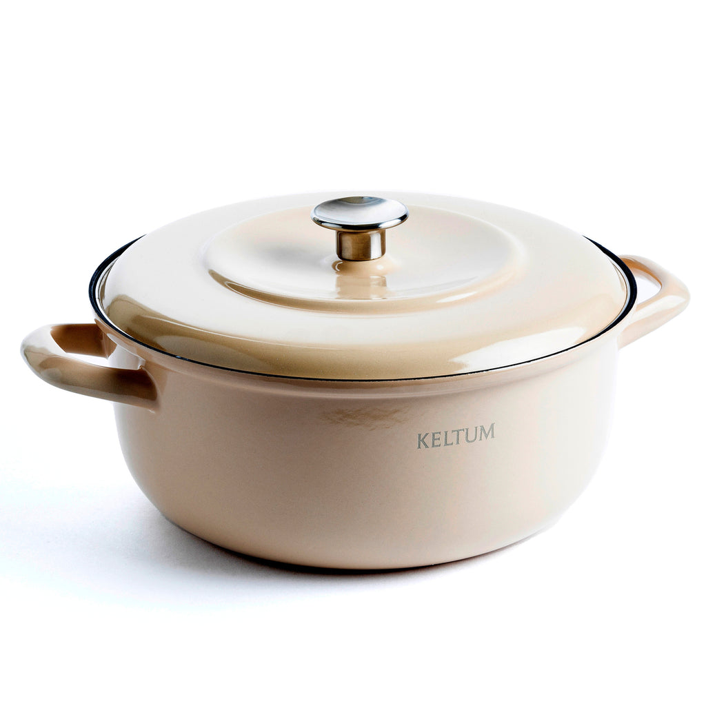 Keltum 5.3-Quart Dutch Oven, Black