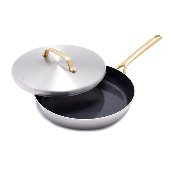 GreenPan Greenwich 12 Stainless Steel Frypan with Lid