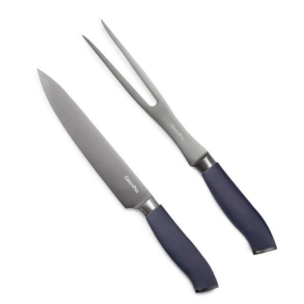 Titanium Cutlery 2-Piece Carving Set | © GreenPan Official Store