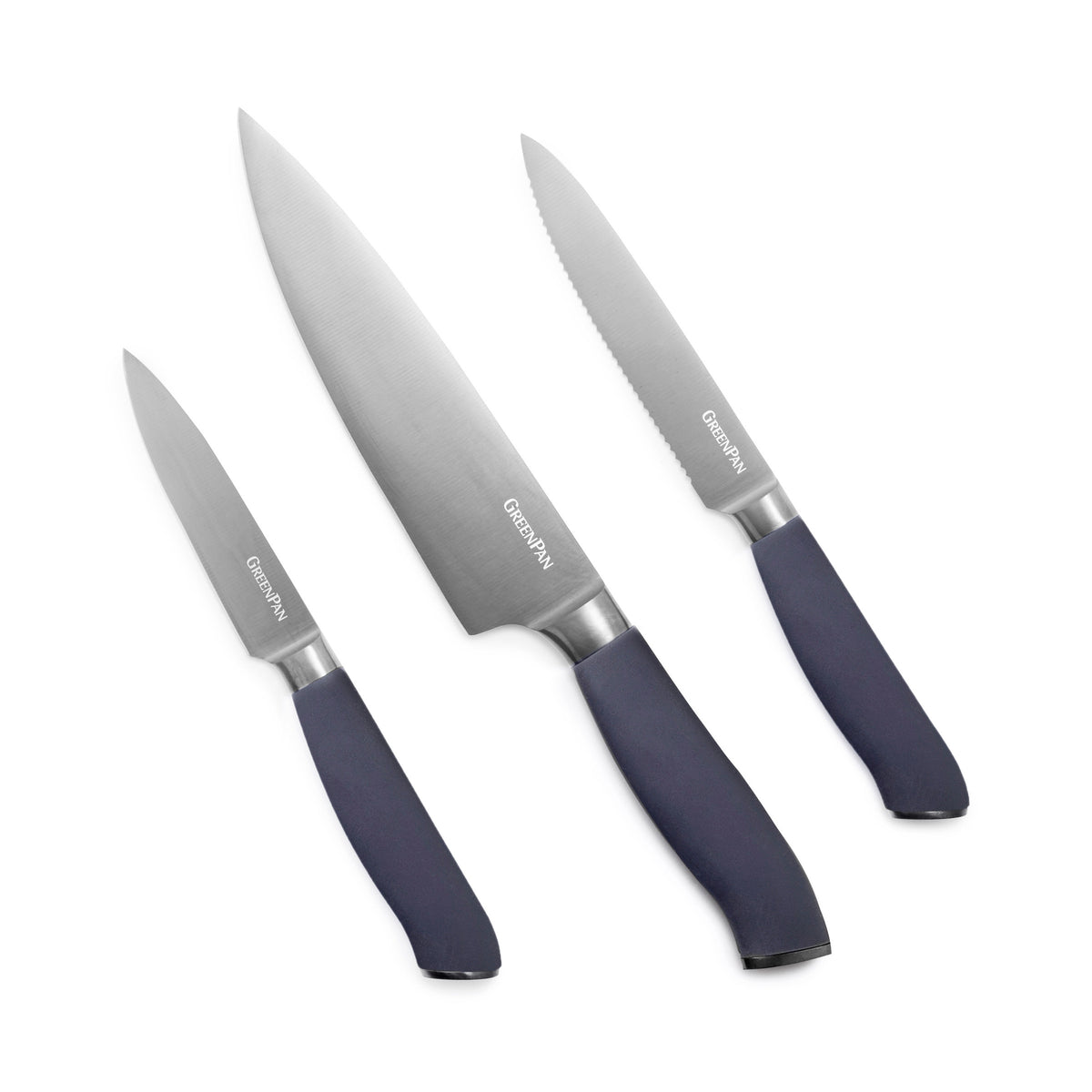 Titanium Cutlery 3-Piece Knife Set | Gray