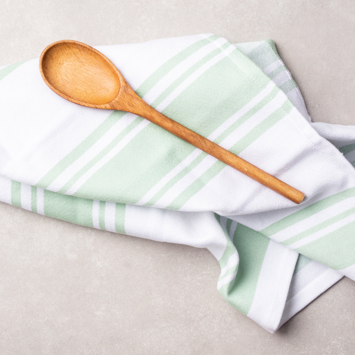 3-Piece Organic Cotton Kitchen Towel Set | Green