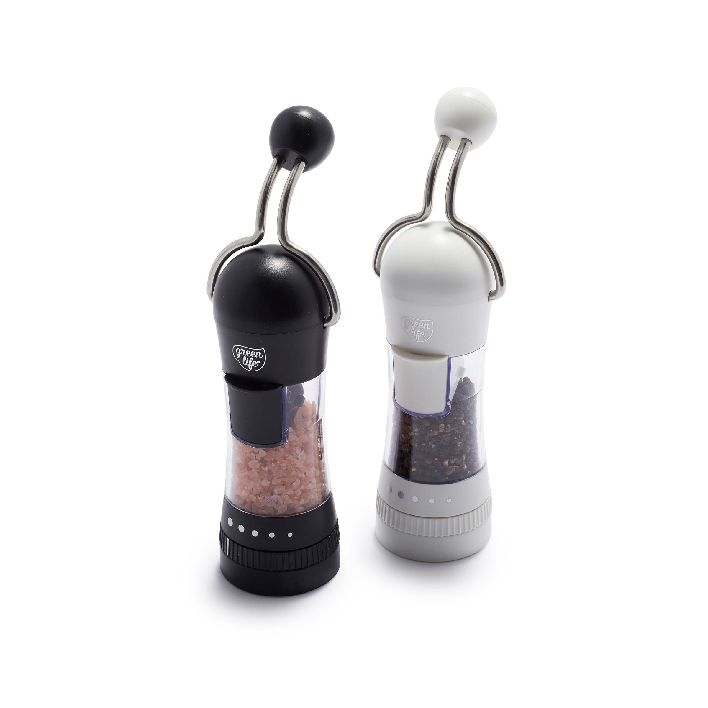 GreenLife Salt and Pepper Ratchet Mill, Set of 2